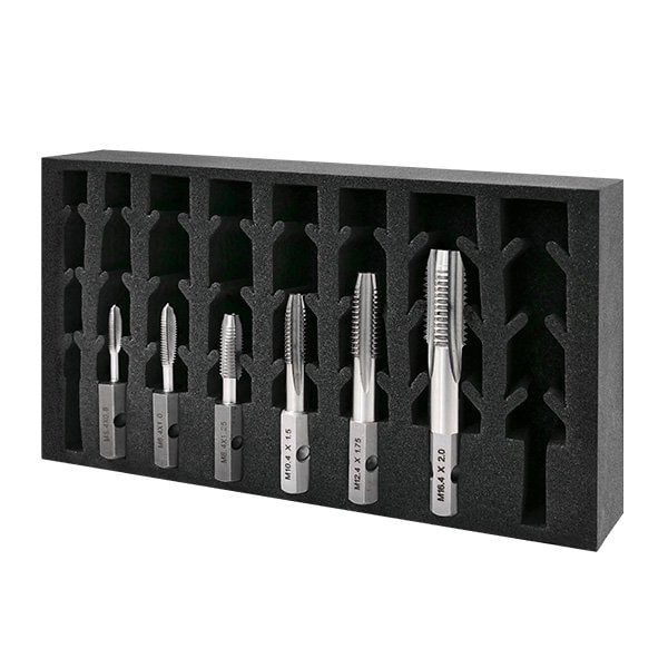 Versadrive HMT Oversize Galv ImpactaTap 6 Pc InsertFoam Set: M5, M6, M8, M10, M12, M16 308020-SET1 - main